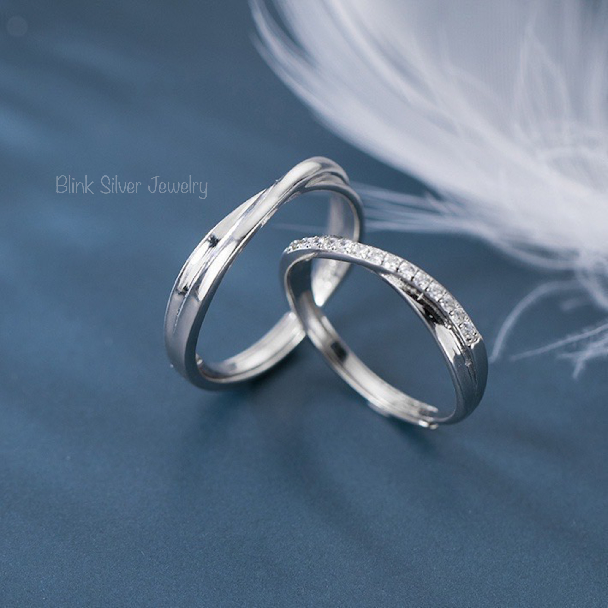 Together Until Old Age Silver Ring - Personalized Promise Rings